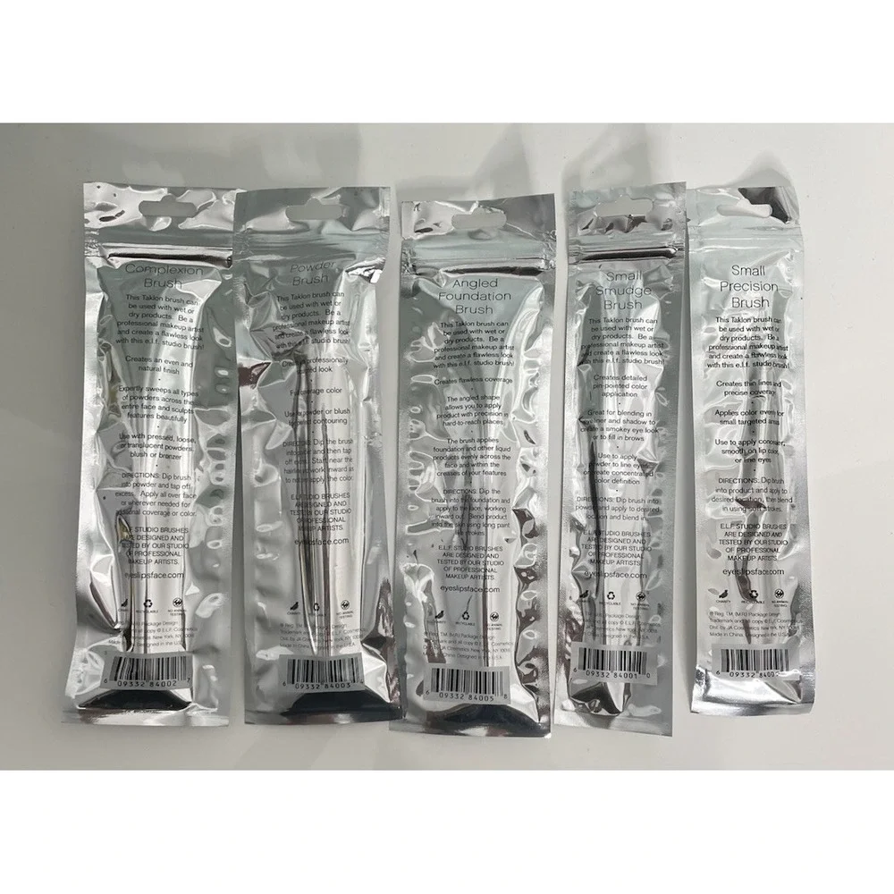 Lot Of 5‎ Elf Studio Mixed Brushes Face Eyes New